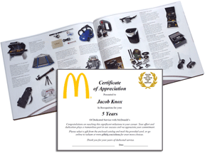 Service award letter